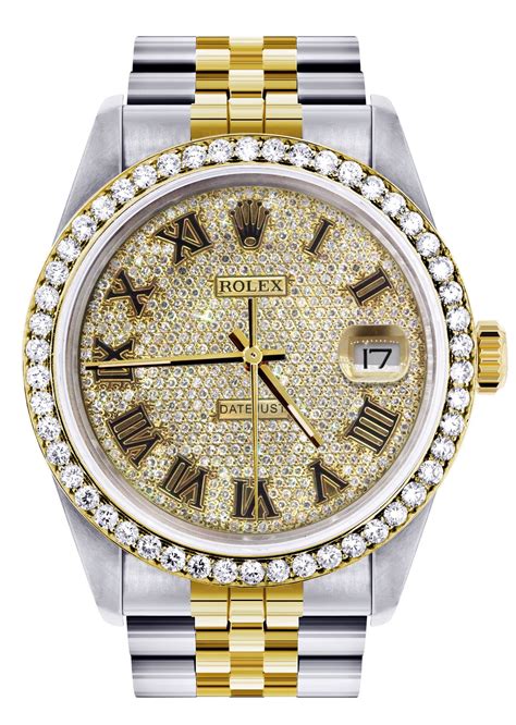 diamond gold rolex watch for men|Rolex full diamond original.